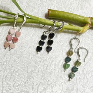 Aretes Trio de Corazones